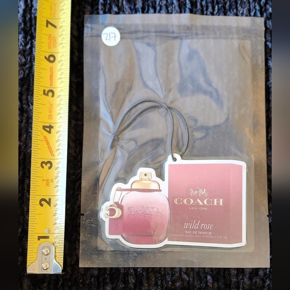 Freshie-Coach-Wild Rose-Air Freshener-MANY FRAGRANCES AVAILABLE!! - Picture 2 of 6